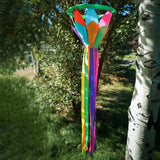 38" Kaleidoscope Lotus Flower Windsock