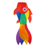 30" Rainbow Damsel Fish Windsock