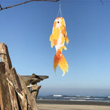 30" Yellow Koi Fish Windsock