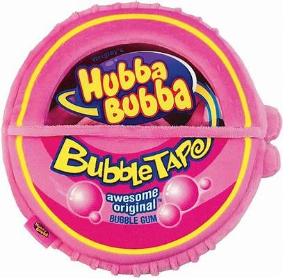 Hubba Bubba Bubble Tape Package Plush