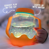 Sensory Light Up Jar - Red