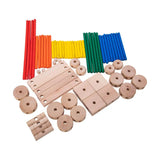 Makit Wood Construction Toy 70 Pce