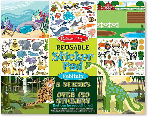 Reusable Sticker Pad Habitats