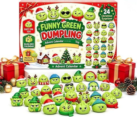 Funny Green Dumpling Surprise Advent Calendar
