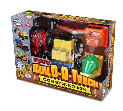 Magnetic Build A Truck Construction