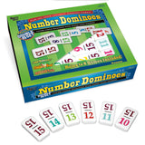 Number Dominoes Double 12 Color Coded