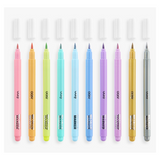 Ooly Color Lustre Metallic Brush Markers 10 Pk