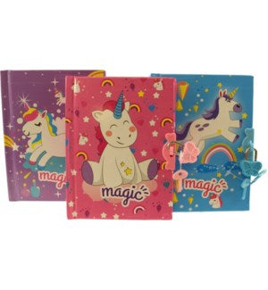 Unicorn Diary with Lock