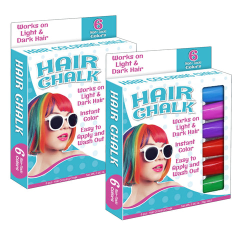 Hair Chalk 6 Pk