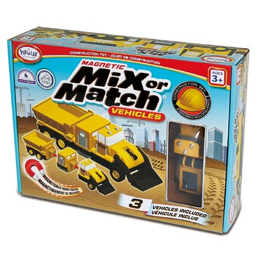 Magnetic Mix Or Match Vehicles Construction