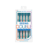 Ooly Seeing Double Fine Tip Markers 5 Pk