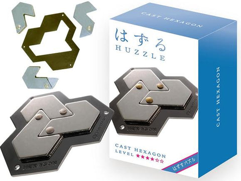 Cast Hexagon Huzzle Puzzle