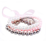 Great Pretenders Pearly To Wed Bracelet Set