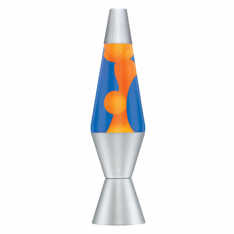 Orange & Blue Lava Lamp 14.5 inch