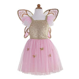 Great Pretenders Gold Butterfly Dress and Wings 5-7