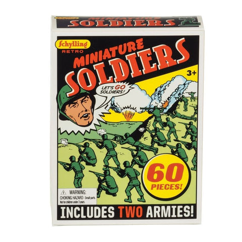 Retro Miniature Soldiers 60 Pce