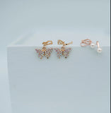 Great Pretenders Butterfly Clip On Earrings 2 Pr