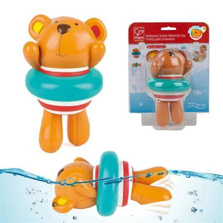 Hape Swimmer Teddy Wind Up Toy