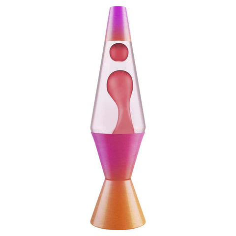 Red Clear Heat Ombre Lava Lamp 14.5