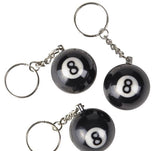 Eight Ball Keychain 1.25"