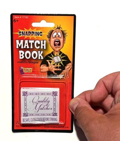 Joke Snapping Match Book