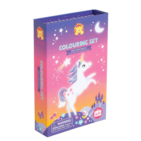 Tiger Tribe Colouring Set Unicorn Magic