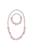 Great Pretenders Pearly Pink Bracelet & Necklace Set