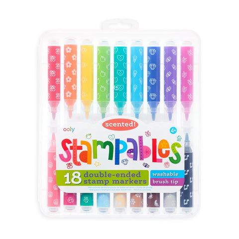 Ooly Stampables Double Ended Stamp Markers 18 Pk