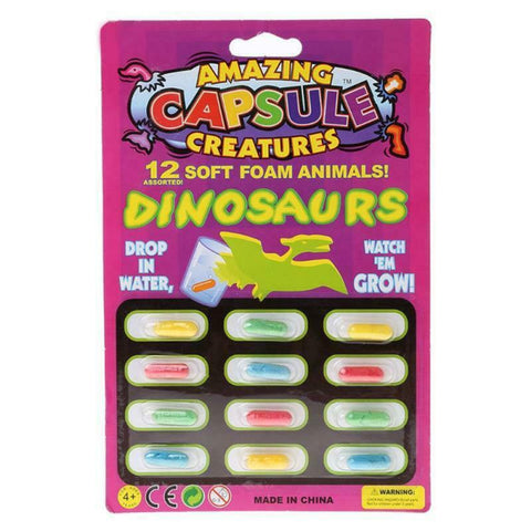 Magic Growing Dinosaur Capsules