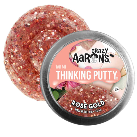 Crazy Aarons Mini Putty Rose Gold