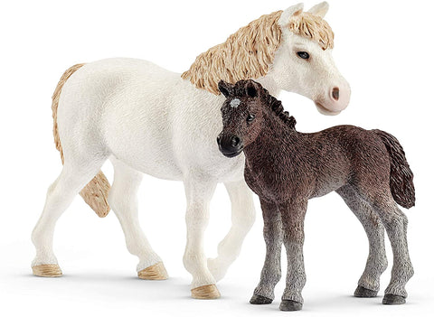 Schleich Pony Mare & Foal