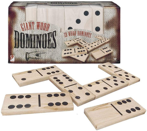 Giant Wood Dominoes 28 Pce