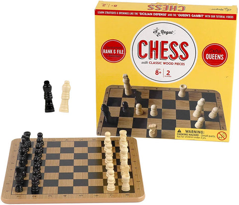 Regal Chess w/ Classic Wood Pieces