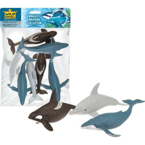 Whales and Dolphins Collection 7 Pce