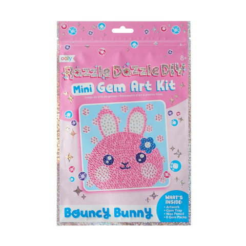 Ooly Razzle Dazzle DIY Mini Gem Art Kit Bouncy Bunny