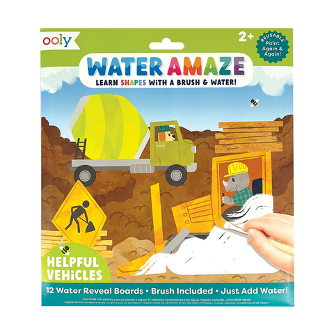 Ooly Water Amaze Water Reveal Boards Helpful Vehicles