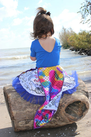 Great Pretenders Colour A Skirt Mermaid 4-6