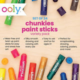 Ooly Chunkies Paint Sticks Variety 24 Pk