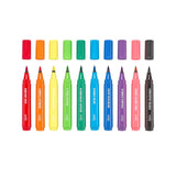 Ooly Big Bright Brush Washable Markers 10 Pk