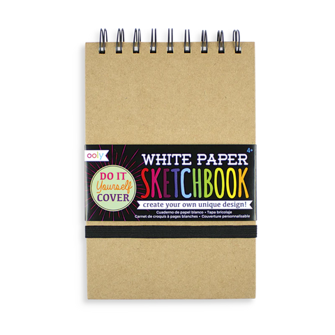 Ooly DIY White Paper Scetchbook 5"x 7.5"