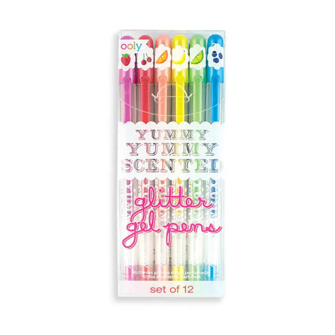 Ooly Yummy Yummy Scented Glitter Gel Pens 12 Pk