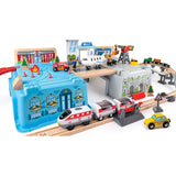 Hape Super Cityscape Transport Bucket Set 80 Pce