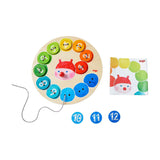 Haba Threading Game Rainbow Caterpillar