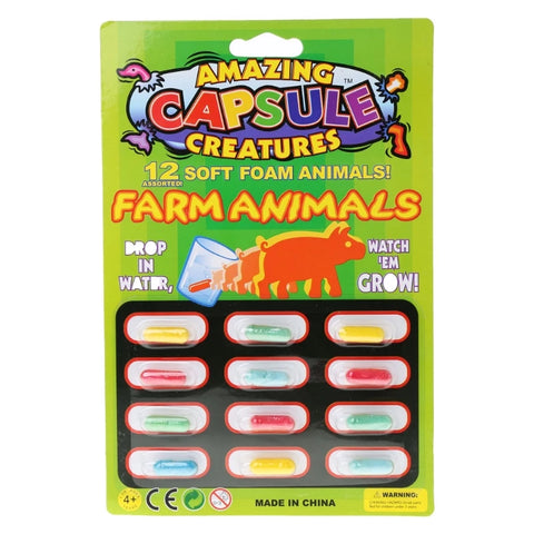 Growing Capsule Farm Animals