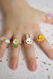 Great Pretenders Spring Bunny Ring Set 3 Pce