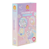 Tiger Tribe Pastel Colouring Set Kawaii Cafe