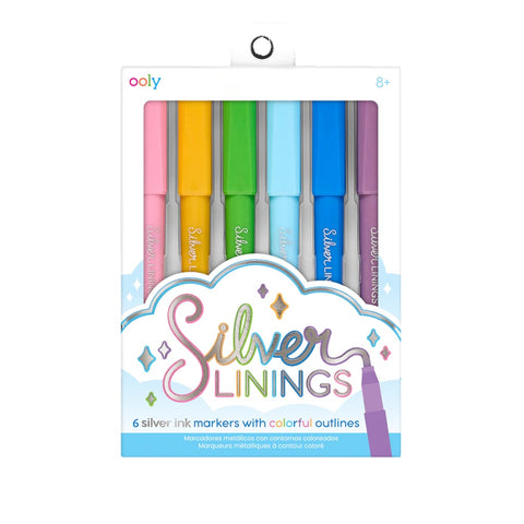 Ooly Silver Linings Markers 6 Pk