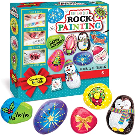Hide And Seek Holiday Rock Painting Kit