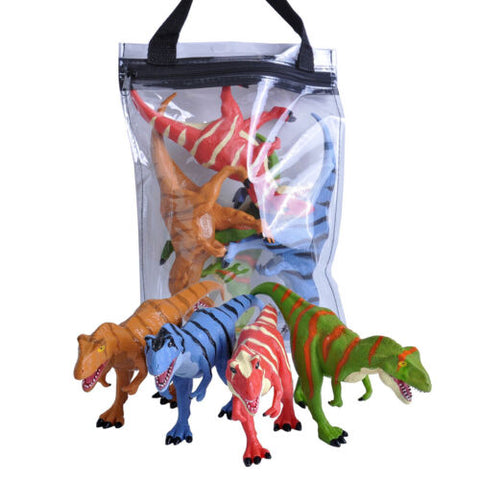 T Rex Collection Zipper Bag 4 Pce