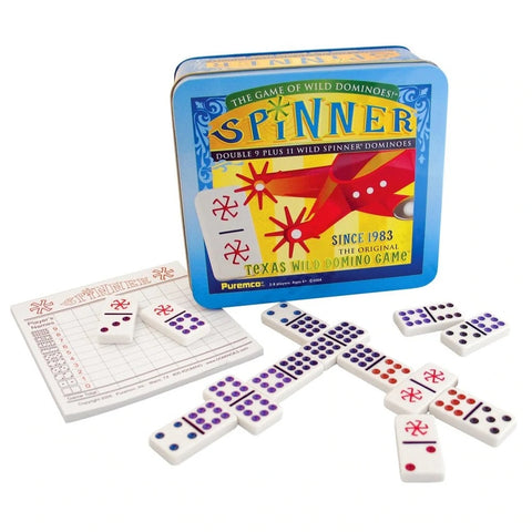 Spinner Double 9 Texas Wild Domino Game